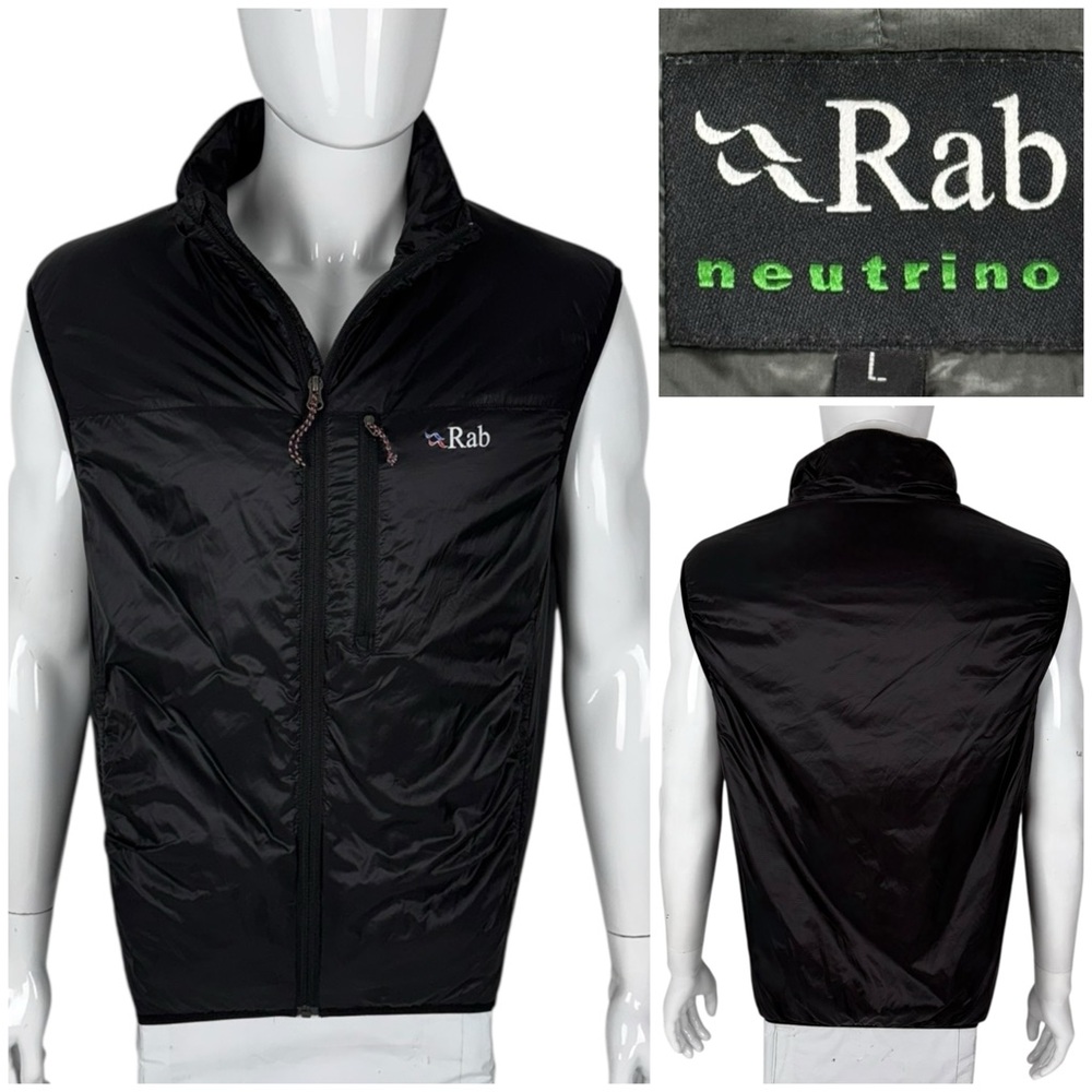 Rab Neutrino Men Large Vest Lightweight Generator Pertex Quantum Insulated Black